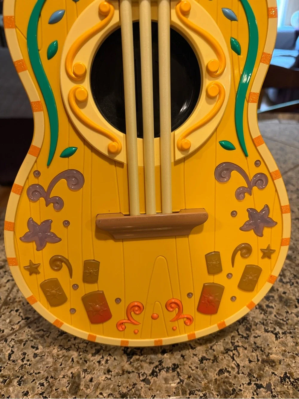 Rapunzel Colorful Musical Magical Electronic Guitar 22 inches long